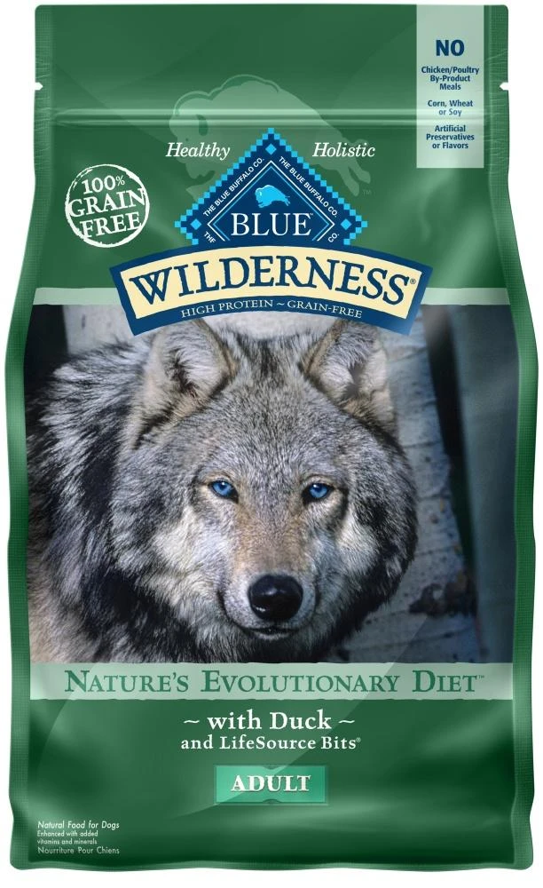 Blue Buffalo Wilderness Grain Free High Protein Duck Recipe Dry Dog Food 1 Blue Buffalo Wilderness Grain Free High Protein Duck Recipe Dry Dog Food