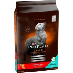 Purina Pro Plan Savor Adult Shredded Blend Beef & Rice Formula Dry Dog Food