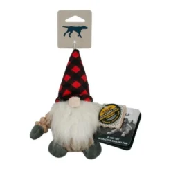 Tall Tails Plaid Gnome With Squeaker Dog Toy -Blue Boo Pet Care Shop 2022 tr xm knomesm 001
