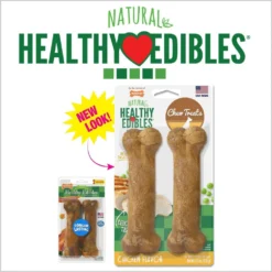 Nylabone Healthy Edibles Chicken Flavor Bone Dog Treat -Blue Boo Pet Care Shop 31197 1555964579