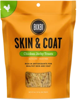 Bixbi Skin & Coat Chicken Breast Jerky Dog Treats