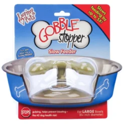 Loving Pets Gobble Stopper Slow Feeder -Blue Boo Pet Care Shop 33498 3