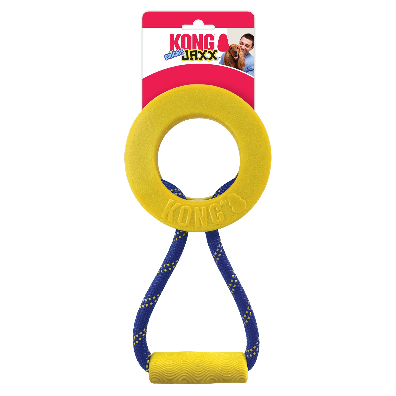 KONG Jaxx Brights Tug W/Ring 3 KONG Jaxx Brights Tug W/Ring - Image 3