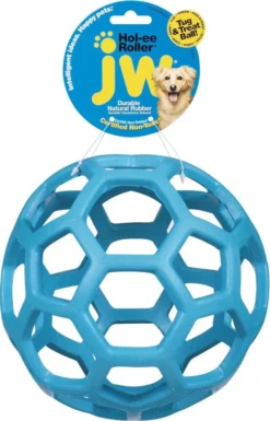 JW Pet Hol-ee Roller Dog Toy -Blue Boo Pet Care Shop 33985 1450212983