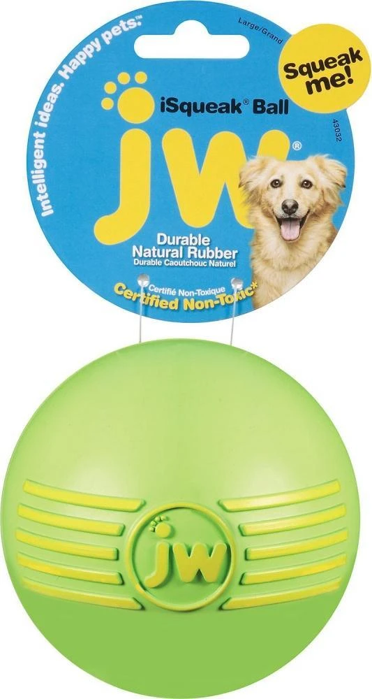 JW Pet ISqueak Ball Dog Toy 1 JW Pet ISqueak Ball Dog Toy