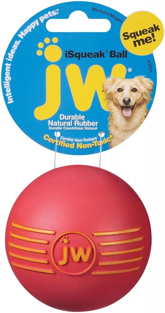JW Pet ISqueak Ball Dog Toy 3 JW Pet ISqueak Ball Dog Toy - Image 3