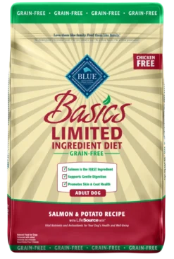 Blue Buffalo Basics Grain Free Adult Salmon & Potato Recipe Dry Dog Food