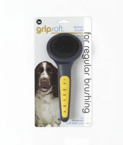 JW Pet Gripsoft Slicker Brush -Blue Boo Pet Care Shop 40723 1498859914