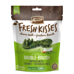 Merrick Fresh Kisses Grain Free Coconut Oil And Botanicals Extra Small Dental Dog Treats