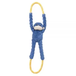 ZippyPaws Monkey RopeTugz Plush Dog Toy -Blue Boo Pet Care Shop 42307 1550001693