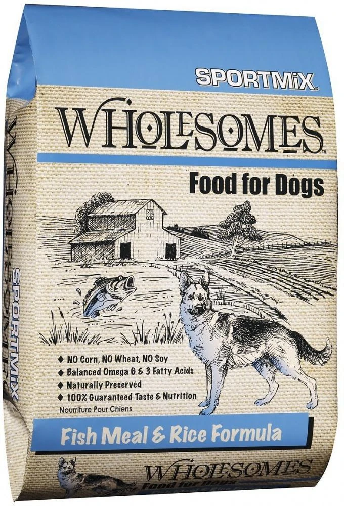SPORTMiX Wholesomes Fish Meal & Rice Recipe Dry Dog Food 1 SPORTMiX Wholesomes Fish Meal & Rice Recipe Dry Dog Food