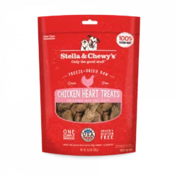 Stella & Chewy's Freeze Dried Raw Chicken Hearts Dog Treats