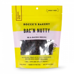 Bocce's Bakery Every Day Bac'n Nutty Training Bites Dog Treats