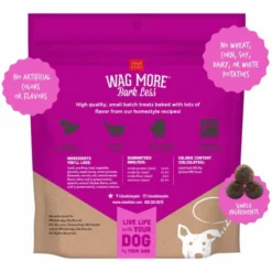Cloud Star Wag More Bark Less Meatballs: Lamb Dog Treats 11 Cloud Star Wag More Bark Less Meatballs: Lamb Dog Treats -Blue Boo Pet Care Shop 693804191199 Back 650x650 1