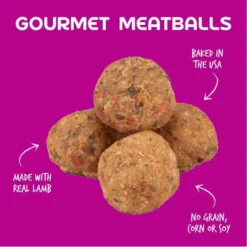 Cloud Star Wag More Bark Less Meatballs: Lamb Dog Treats 12 Cloud Star Wag More Bark Less Meatballs: Lamb Dog Treats -Blue Boo Pet Care Shop 693804191199 PT03 650x650 1