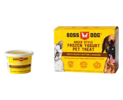 Boss Dog Greek Style Peanut Butter & Banana Frozen Yogurt Pet Treat