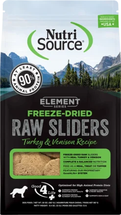 NutriSource Element Series Freeze-Dried Turkey & Venison Recipe