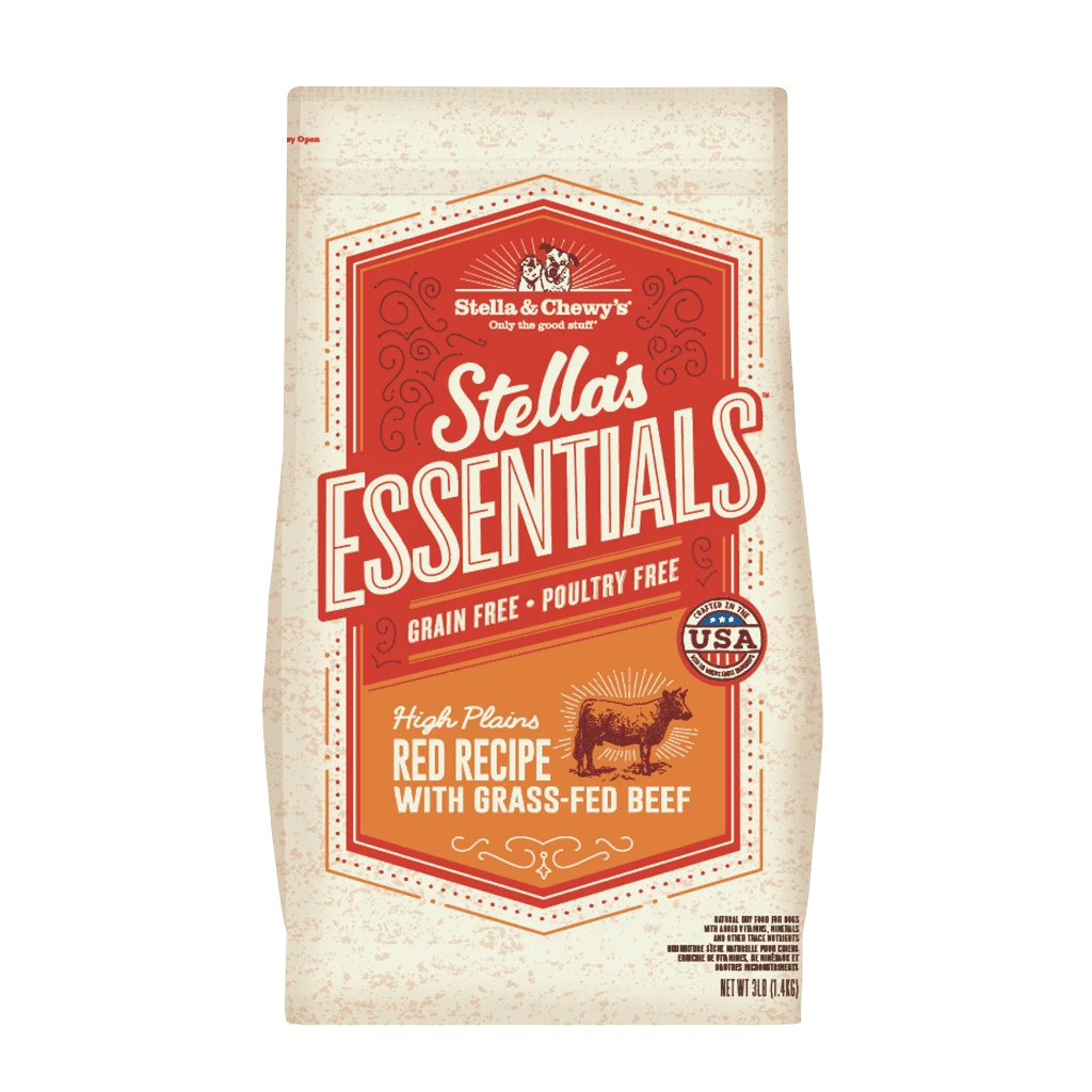 Stella & Chewy's Stella's Essentials High Plains Red Recipe With Grass-Fed Beef Dry Dog Food 1 Stella & Chewy's Stella's Essentials High Plains Red Recipe With Grass-Fed Beef Dry Dog Food