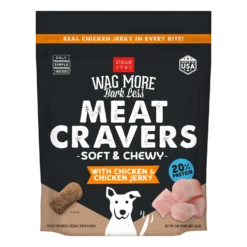 Cloud Star Wag More Bark Less Meat Cravers Soft & Chewy Chicken
