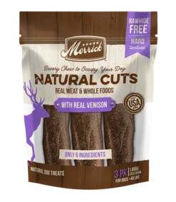 Natural Cuts With Real Venison - For Large Dogs (+40 Lbs)