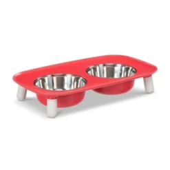 Messy Mutts Elevated Adjustable Double Feeder With Stainless Bowls -Blue Boo Pet Care Shop MME20R 3 540x 8ef745f7 4550 4b37 8069 862c3711ed76