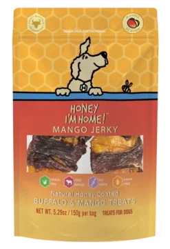 All American Pets Honey I'm Home MANGO JERKY