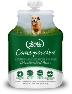 NutriSource Come-pooch-a Turkey Bone Broth For Dogs