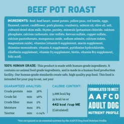 A Pup Above Beef Pot Roast Whole Food Cubies 12 A Pup Above Beef Pot Roast Whole Food Cubies -Blue Boo Pet Care Shop NutritionalPanel Dry Beef 720x 4d2aee20 597a 45f4 b558 ada7449fa868