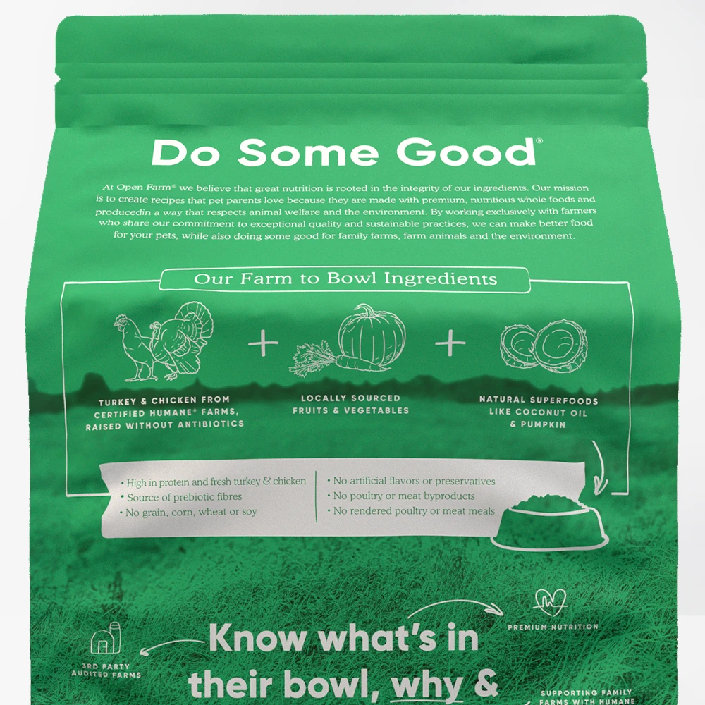 Open Farm Homestead Turkey & Chicken Dry Dog Food 2 Open Farm Homestead Turkey & Chicken Dry Dog Food - Image 2