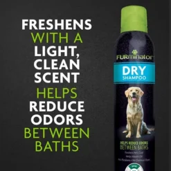 FURminator® Dry Shampoo -Blue Boo Pet Care Shop P93309 Gallery 05 FreshensScent