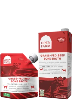 Open Farm Grass-Fed Beef Bone Broth For Dogs