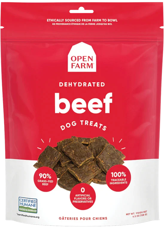 Open Farm Dehydrated Beef Treats 1 Open Farm Dehydrated Beef Treats