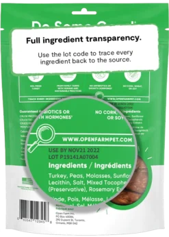 Open Farm Dehydrated Turkey Treats -Blue Boo Pet Care Shop PDP TREATS TURKEY 04 Transparency 548x768 crop center 834a50a3 93bf 41d6 a290 caa118ddf541