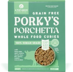 A Pup Above Porky's Porchetta Whole Food Cubies