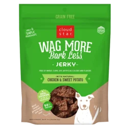 Cloud Star Wag More Bark Less Jerky: Chicken & Sweet Potato Dog Treats