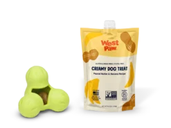 West Paw Peanut Butter And Banana Creamy Dog Treat -Blue Boo Pet Care Shop WP CreamyTreat Banana WithToy 2000x 2a2ef64e a766 46e5 ad6d 960d138e9bc5