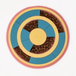 ZippyPaws SmartyPaws Puzzler Feeder Bowl - Wagging Wheel -Blue Boo Pet Care Shop ZP1424 3 600x600 1