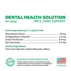 TropiClean Fresh Breath Dental Health Solution Plus Hip & Joint For Dogs 13 TropiClean Fresh Breath Dental Health Solution Plus Hip & Joint For Dogs -Blue Boo Pet Care Shop bqlszrp9si6yxgouatv5
