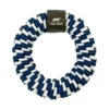 Tall Tails Navy Braided Ring Toy