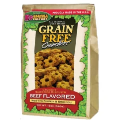 K9 Granola Factory Grain Free Beef With Pumpkin And Broccoli Crunchers