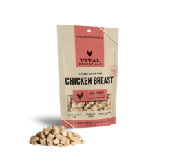 Vital Essentials Freeze Dried Raw Chicken Breast Dog Treats