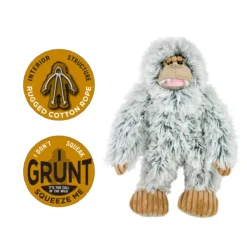 Tall Tails Yeti With Squeaker -Blue Boo Pet Care Shop plush yeti toy