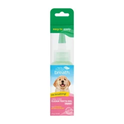 TropiClean Fresh Breath No Brushing Clean Teeth Dental & Oral Care Gel For Puppies