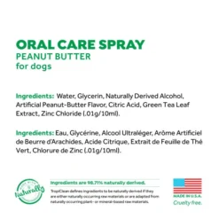TropiClean Fresh Breath Peanut Butter Oral Care Spray For Pets -Blue Boo Pet Care Shop uezrmrt7icdcxzj1d1ug