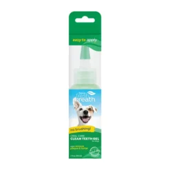 TropiClean Fresh Breath No Brushing Clean Teeth Dental & Oral Care Gel For Dogs