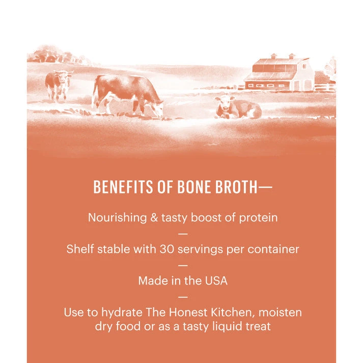 The Honest Kitchen Instant Bone Broth - Beef With Turmeric 2 The Honest Kitchen Instant Bone Broth - Beef With Turmeric - Image 2